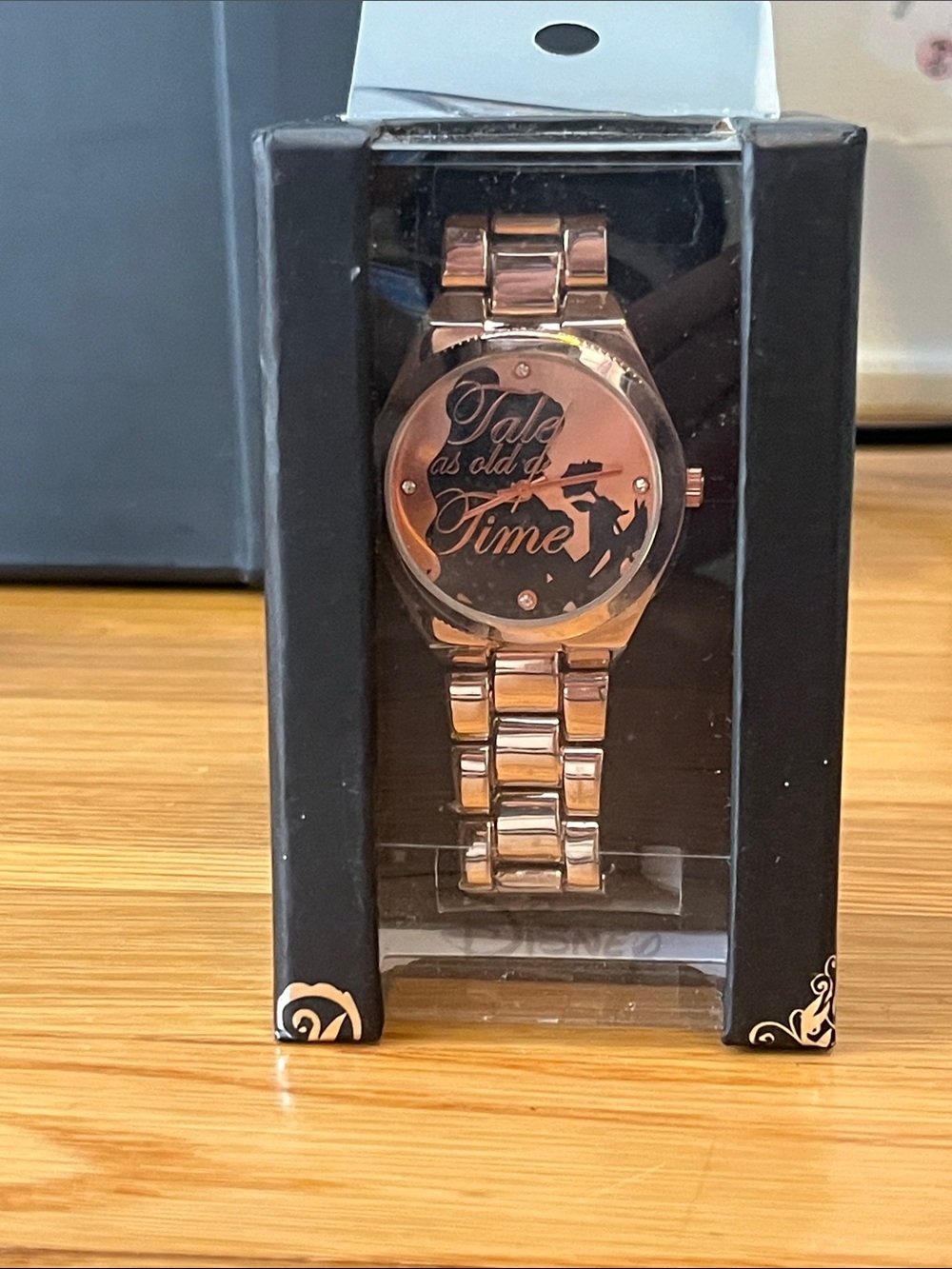 Rose Gold-Colored Beauty & The Beast Watch - NIB